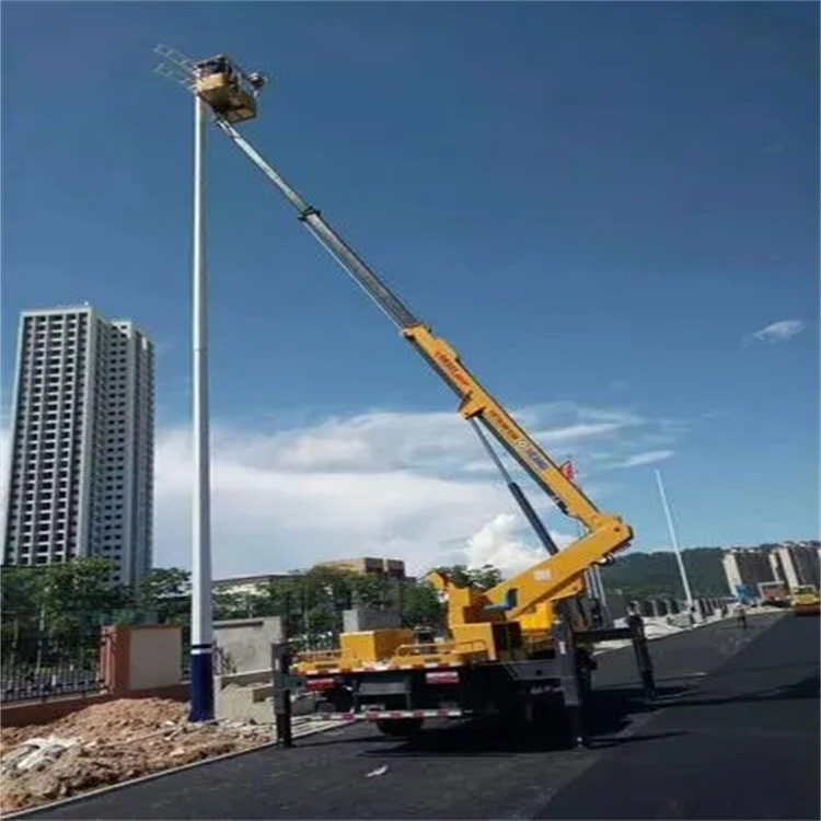 文罗镇维修路灯的曲臂升降车出租